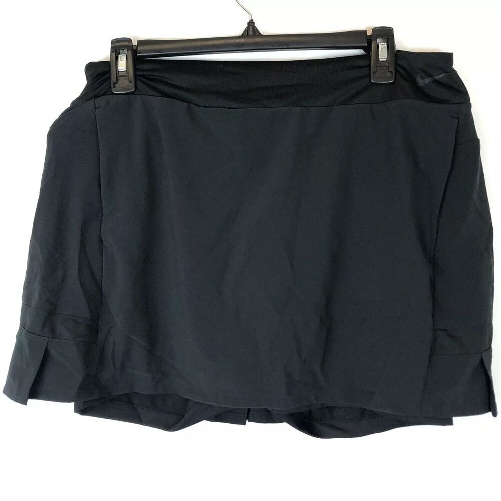 Nike Women’s Dri Fit, 15 Inch, Black Activewear Skort Size Large